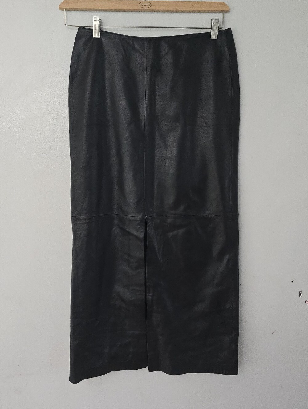111 State leather Maxi Skirt women's size 6 Sleek Timeless 90s Minimalism